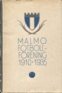 Jublieumsskrift ldre-old Malm fotbollfrening Jubileumsskrift 1910 24/2 1935